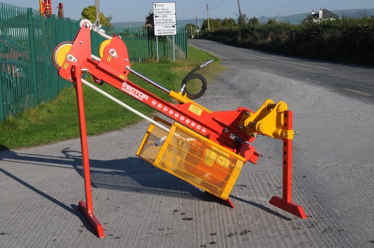 vector post driver model 6 voor giek mobiele kraan